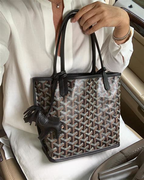 goyard tote bag small|goyard totes silver dollar.